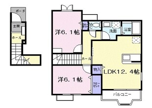 レオン　Ｋ．Ｓの物件間取画像